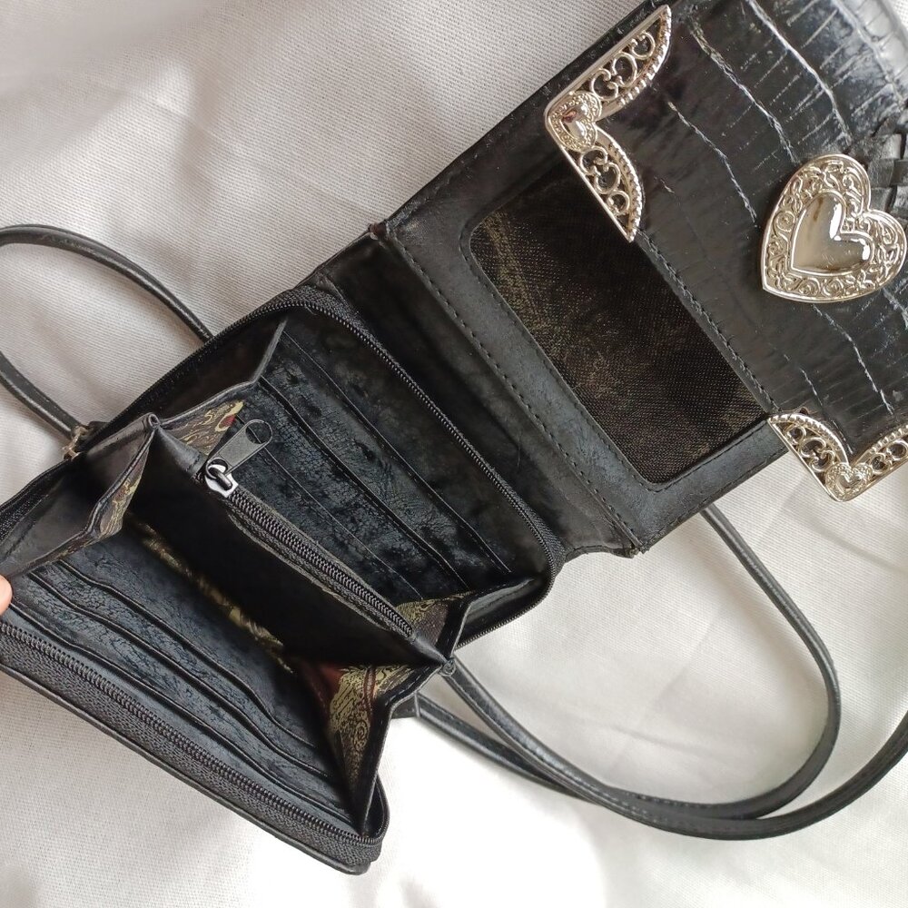 S O L D * Vintage 90s Y2K Western Mini Bag, 5x5 - Picture 12 of 12